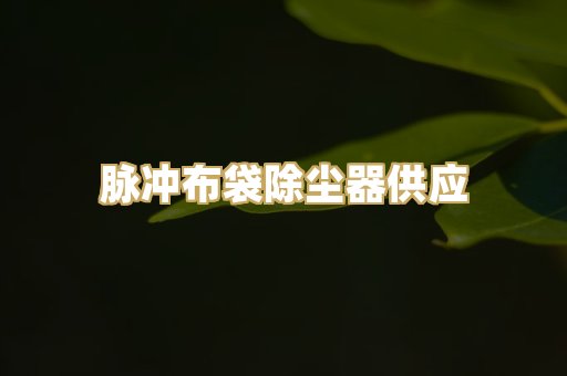 脉冲布袋除尘器供应